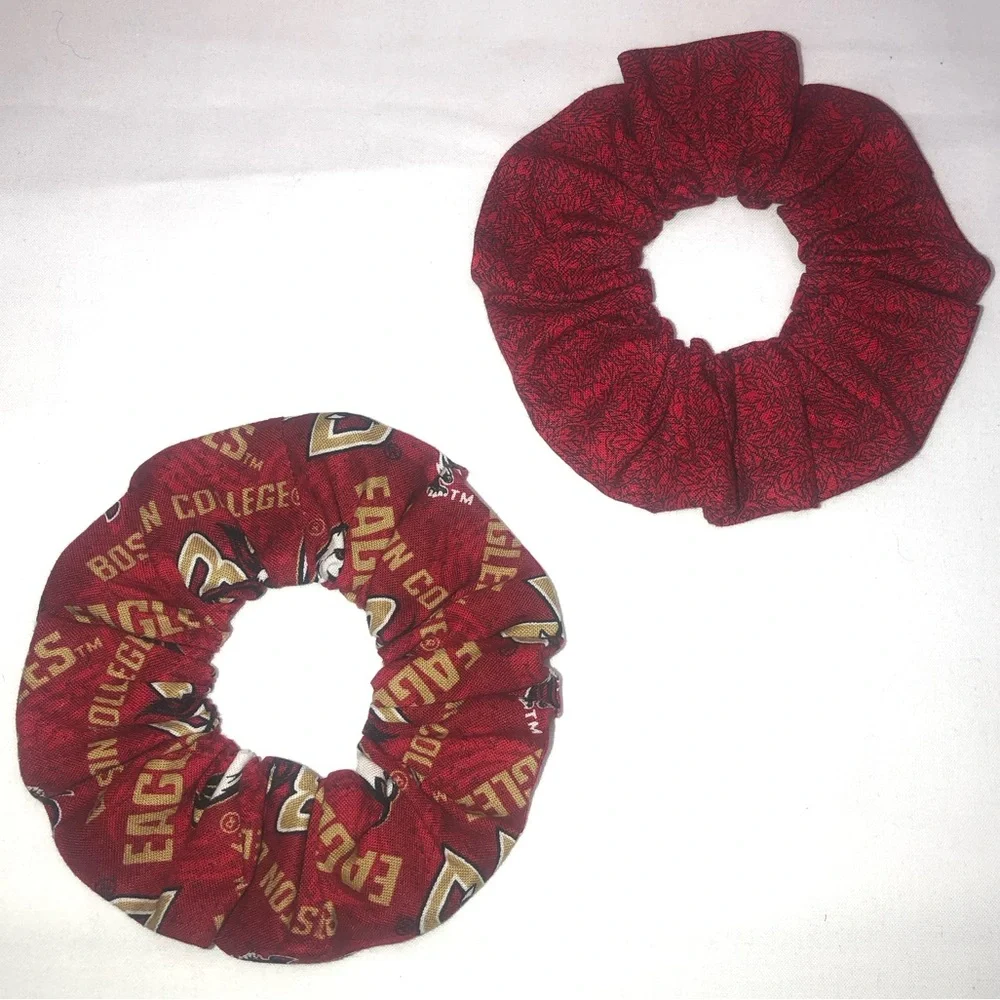 NWT Boston College Eagles Hair Scrunchies Wristbands 2 Pack Made in USA